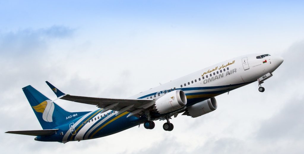 Oman Air Boeing 737 MAX