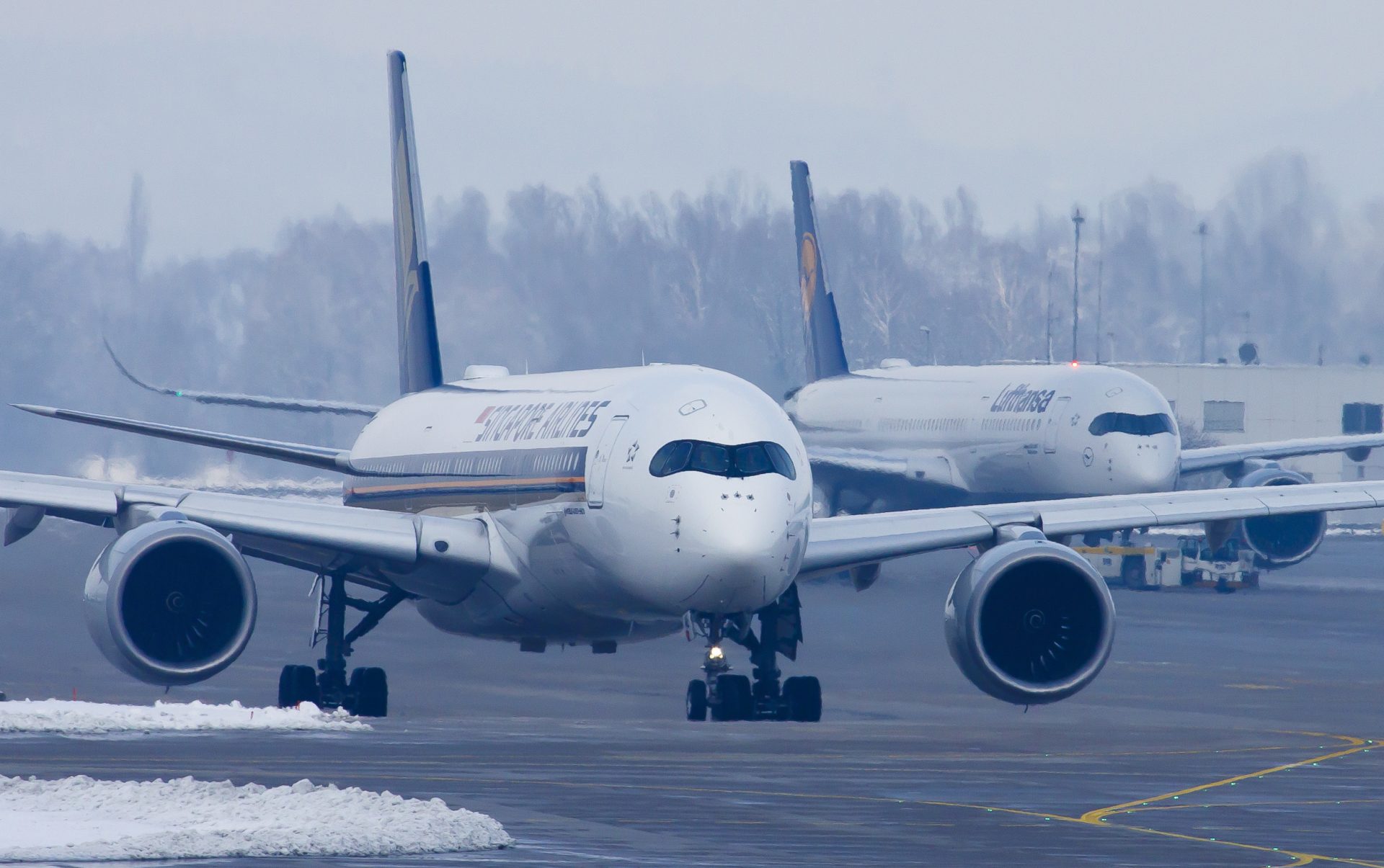 A350 aircraft in Munich. (Photo: AirlineGeeks | Fabian Behr)