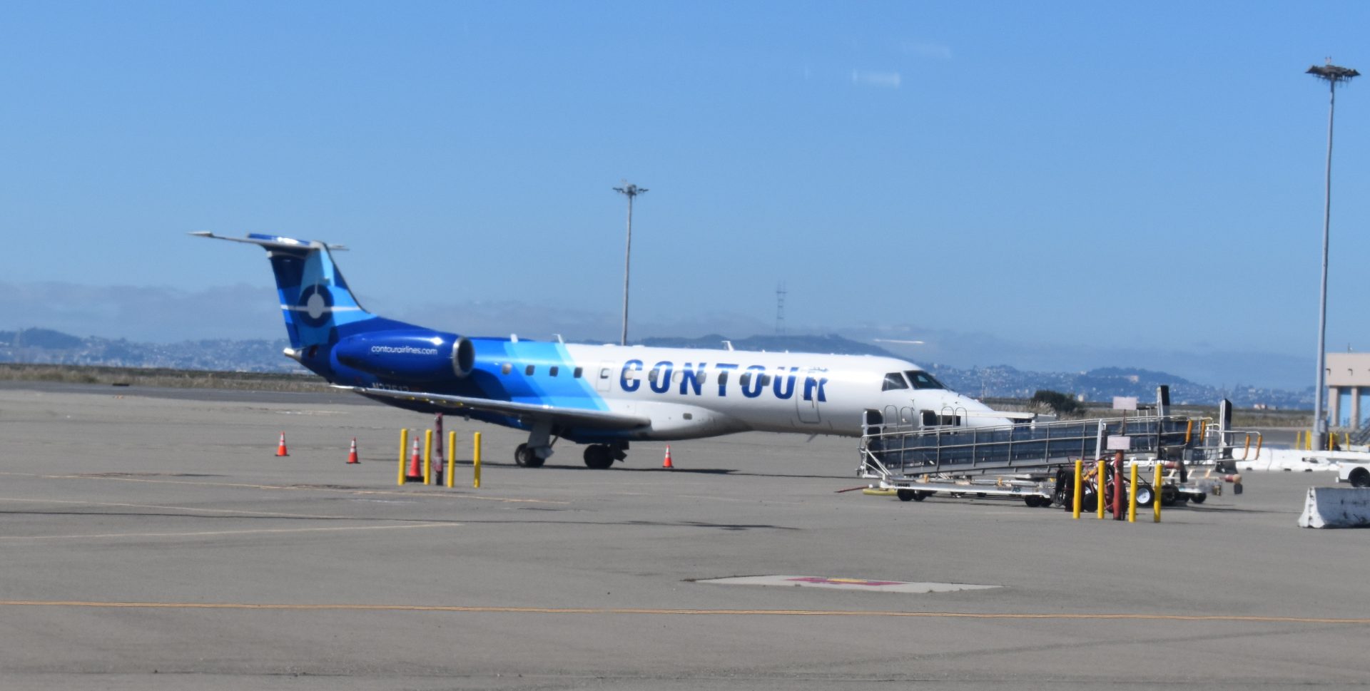 A Contour aircraft in Oakland.