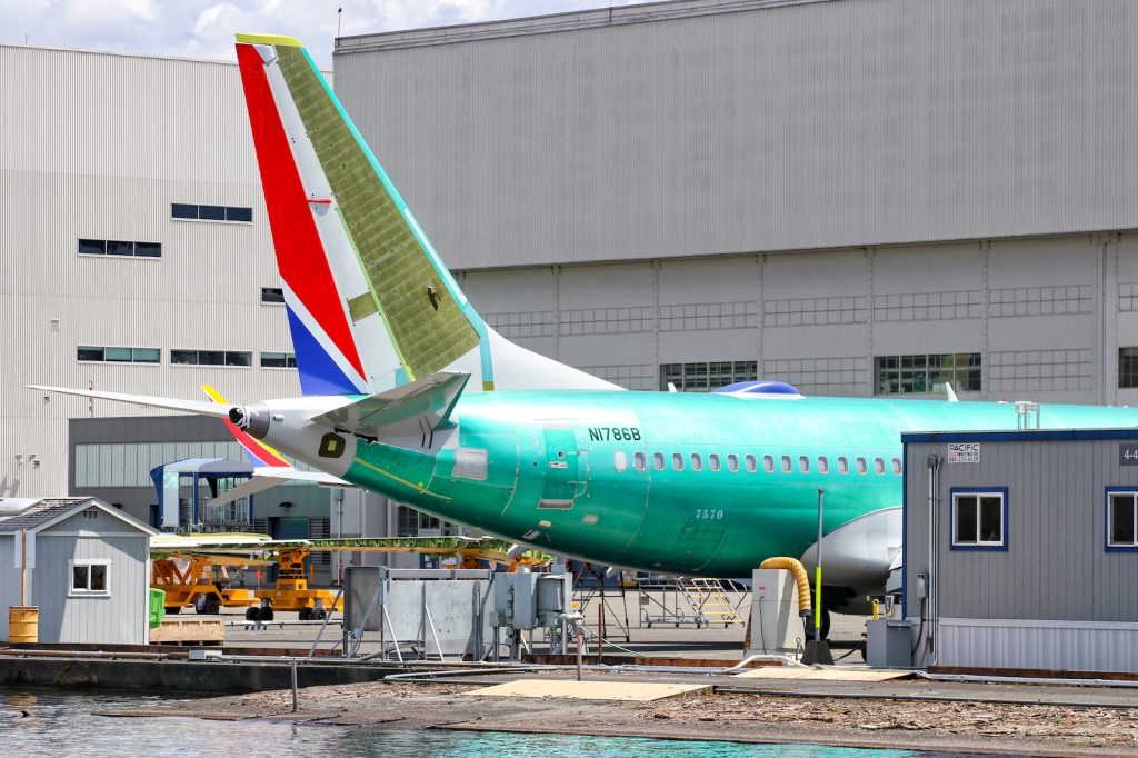 Boeing 737 MAX tail