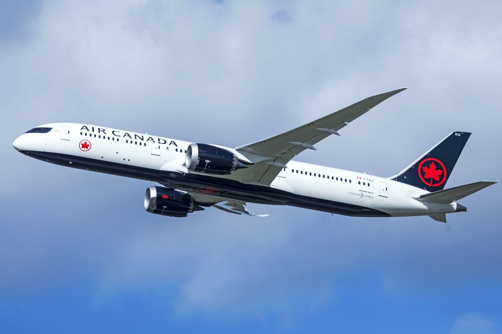 An Air Canada 787