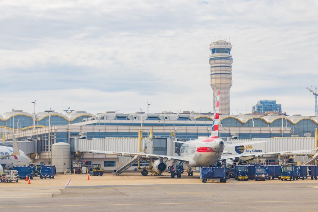 Aircraft at Reagan National Airport