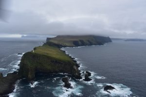 The Mykines Hólmur Lighthouse, and the westernmost point in the Faroe Islands.
