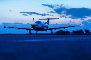 A PC-12 aircraft