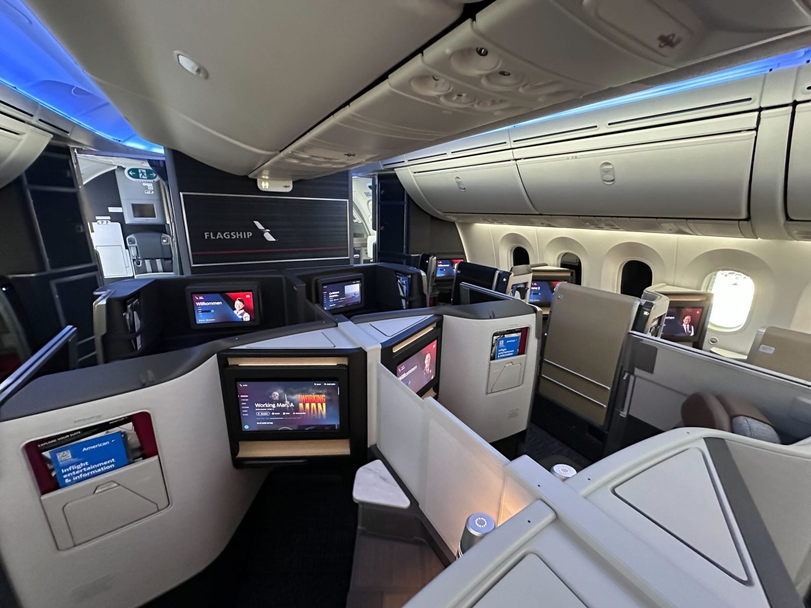 American's new Flagship Suite seats.