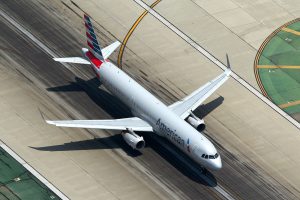 An American A321