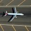 Aircraft on the runway in Charlotte