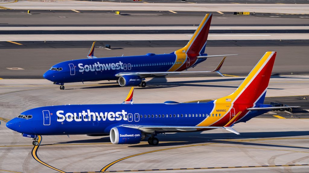 Southwest 737 aircraft