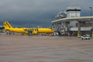 Spirit aircraft in Dallas/Fort Worth