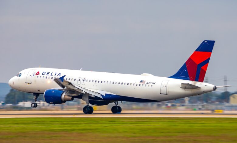 Delta A320 in Austin
