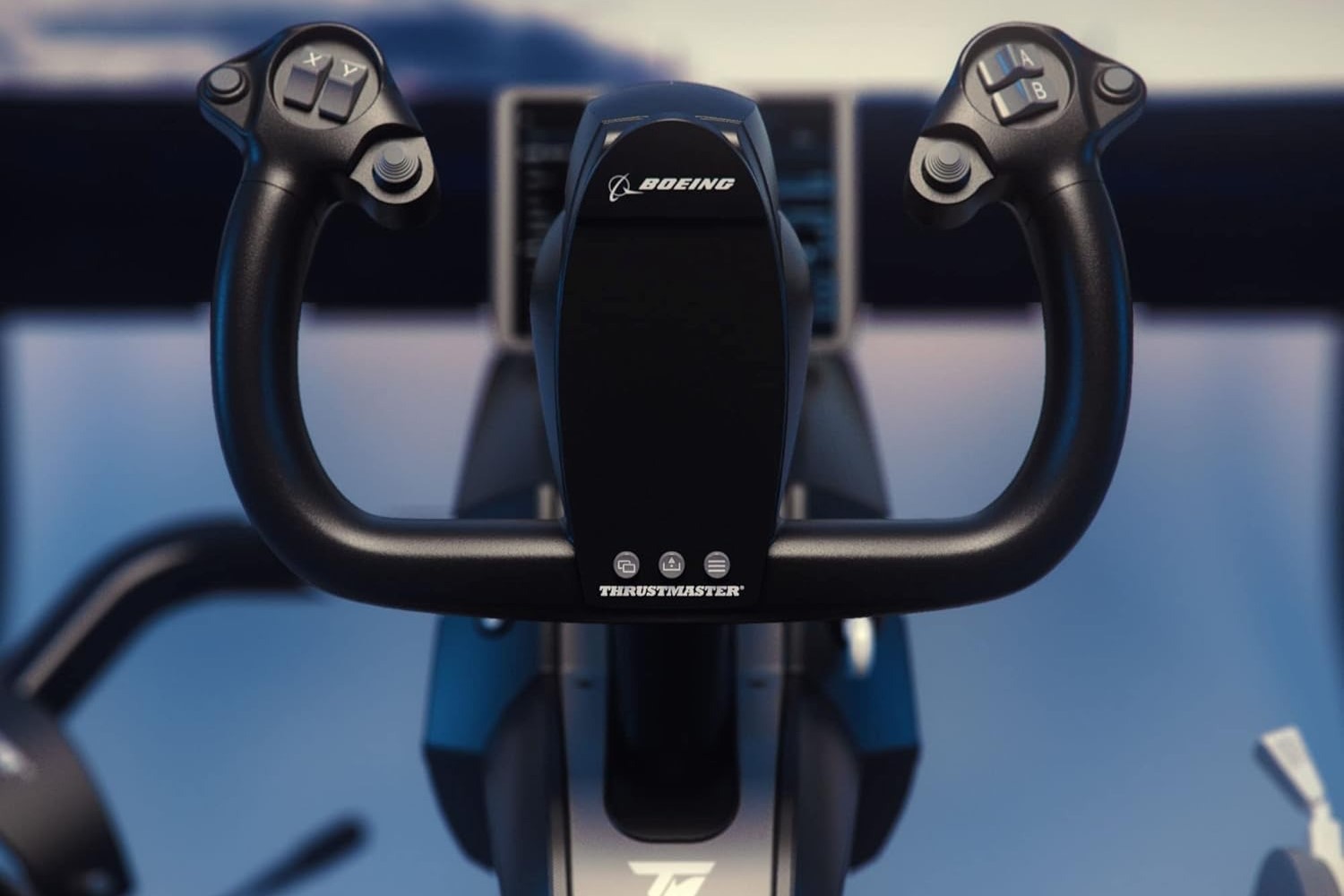 The Thrustmaster TCA Yoke Pack Boeing Edition is just one recommended tool for an airline pilot's flight simulation setup.