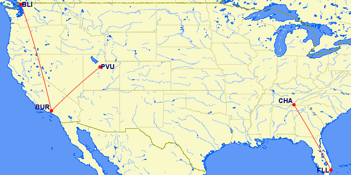 New Allegiant routes