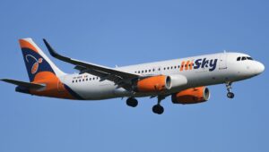 A HiSky Airbus A320 aircraft. (Photo: MarcelX42 - Wikimedia Creative Commons)