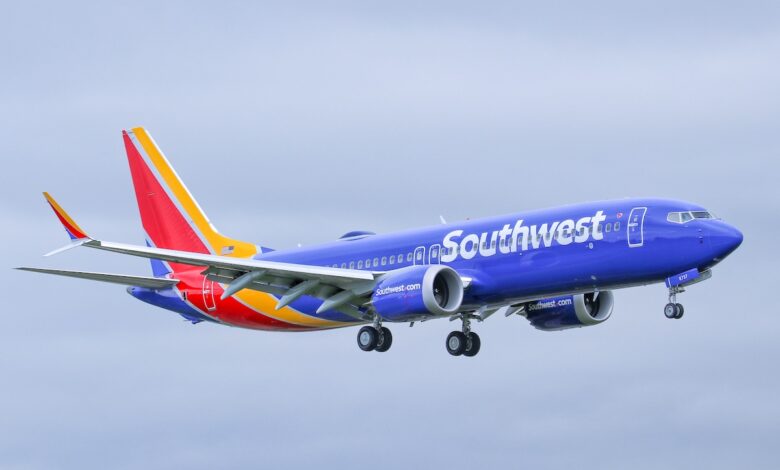 A Southwest 737 MAX 8