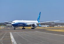 A Boeing 777X