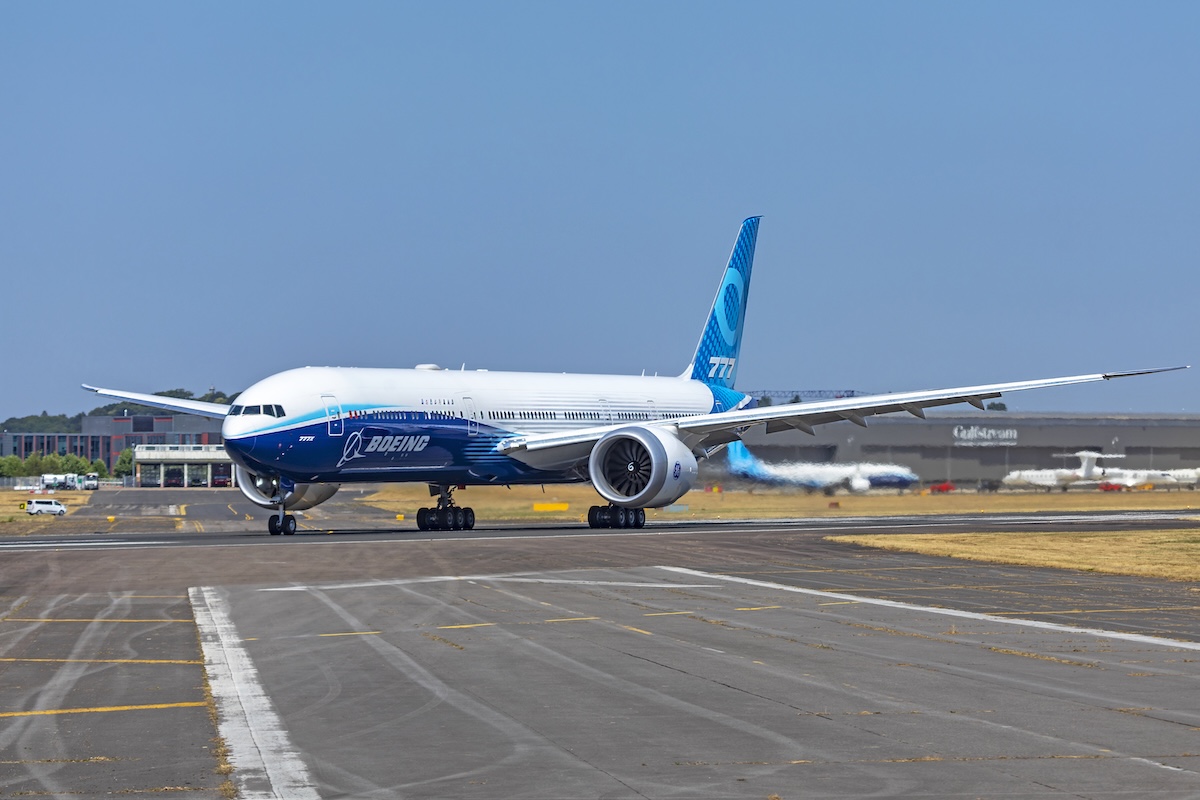 A Boeing 777X