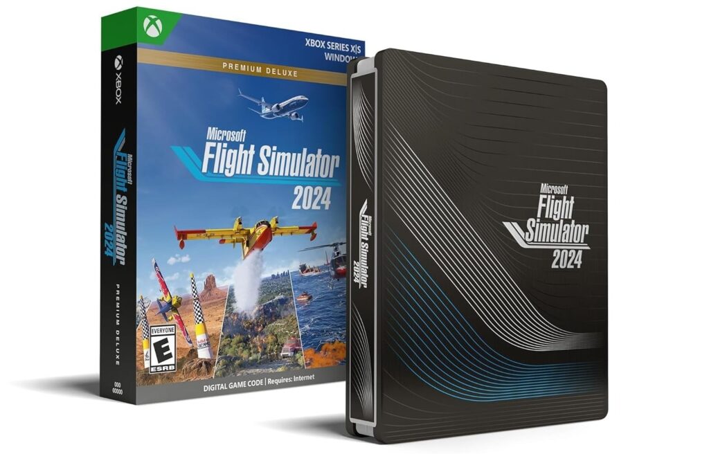 Microsoft Flight Simulator 2024 – Premium Deluxe SteelBook Edition