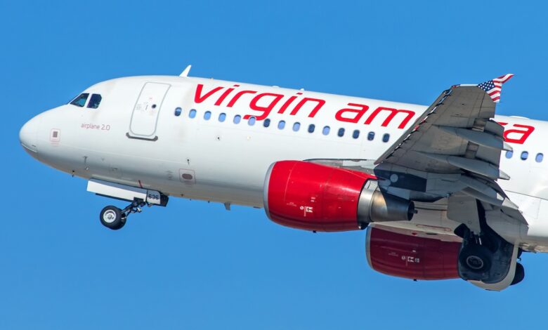 A Virgin America aircraft A320
