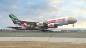 Emirates A380 special livery