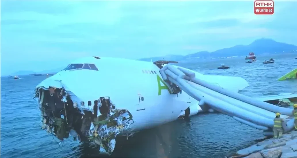 Two Killed After 747 Hits Airport Vehicle in Hong Kong