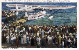 A 1935 print ad for Pan Am.