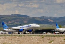 A United Airbus A320