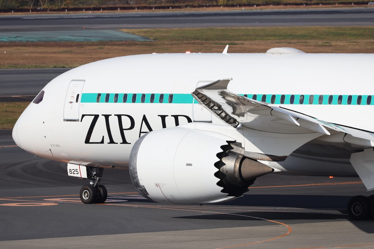 A Zipair Boeing 787-8 Dreamliner