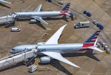 American Airlines aircraft at DFW Airport
