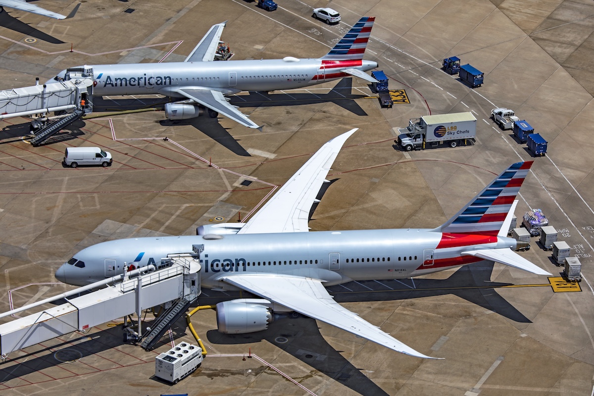 American Airlines aircraft at DFW Airport