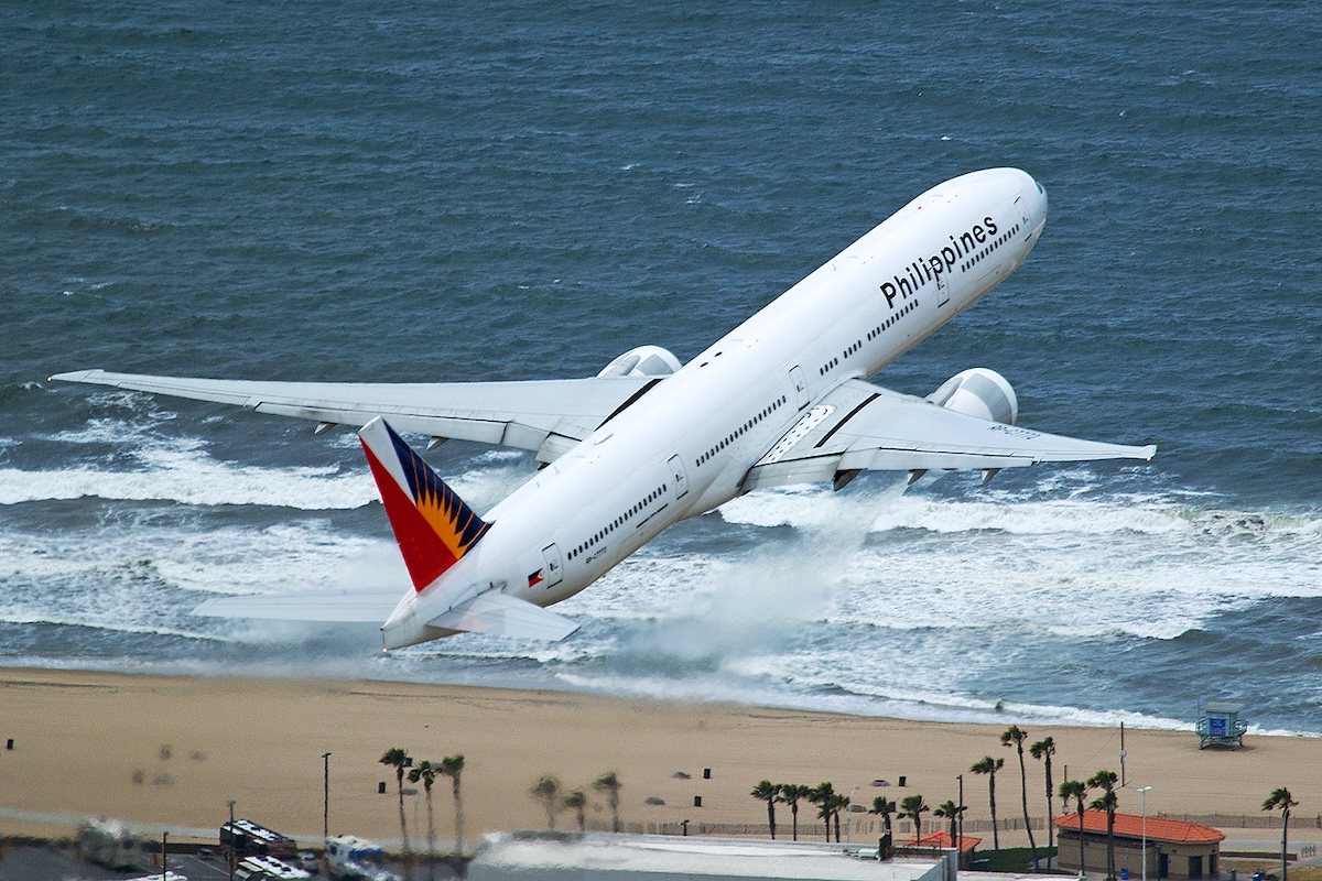 A Philippine Airlines Boeing 777-300ER