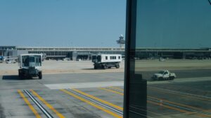 Mobile lounges at Dulles Airport