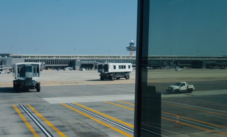 Mobile lounges at Dulles Airport