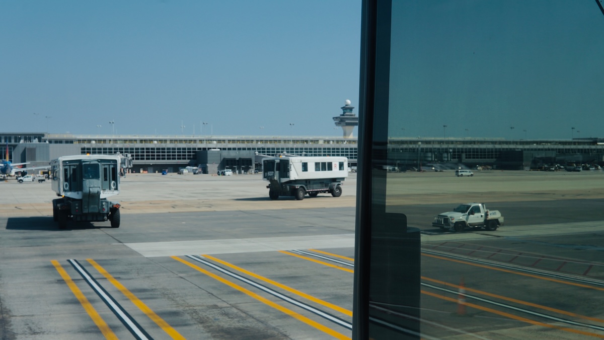 Mobile lounges at Dulles Airport