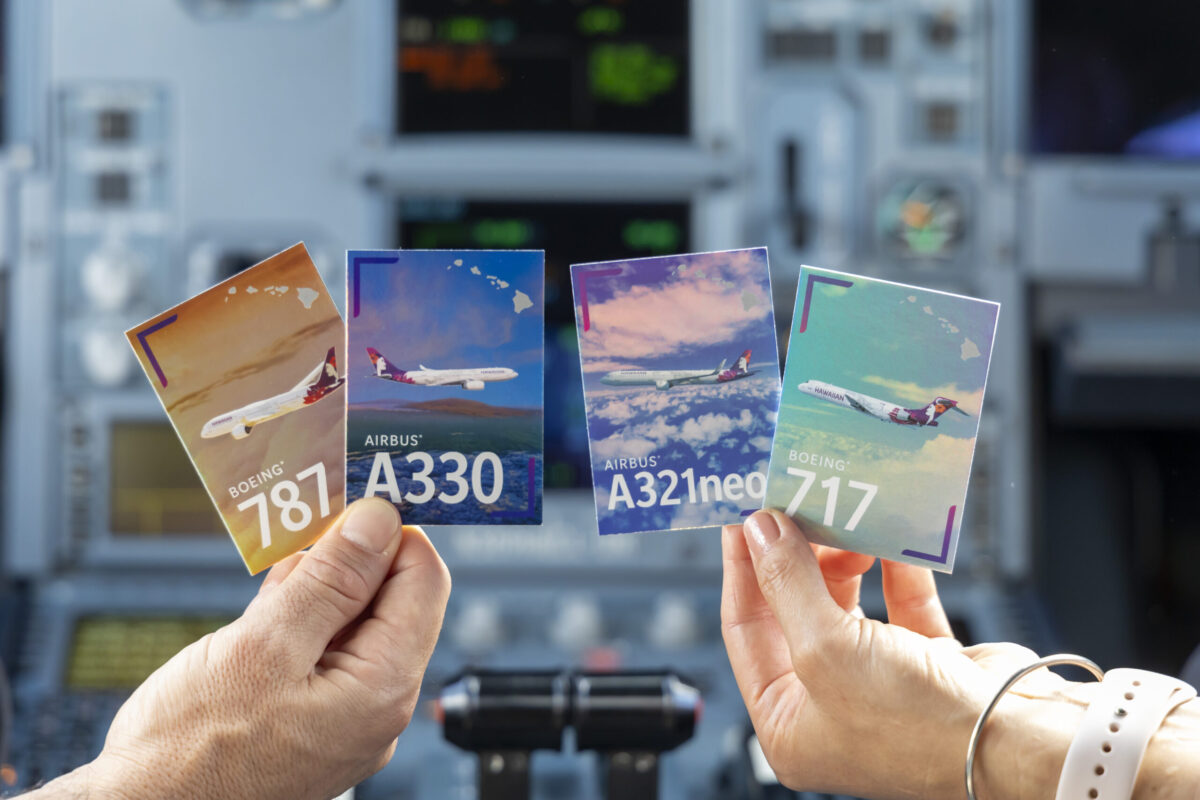 Hawaiian Airlines trading cards