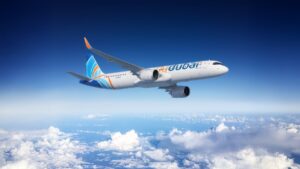 Rendering of a Flydubai A321neo