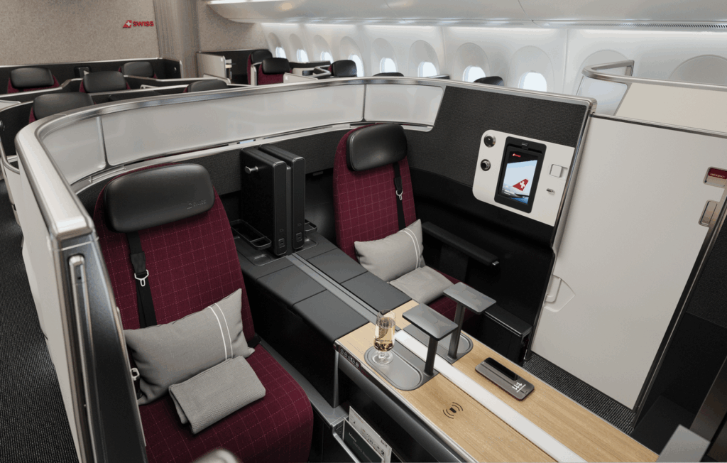 SWISS business class
