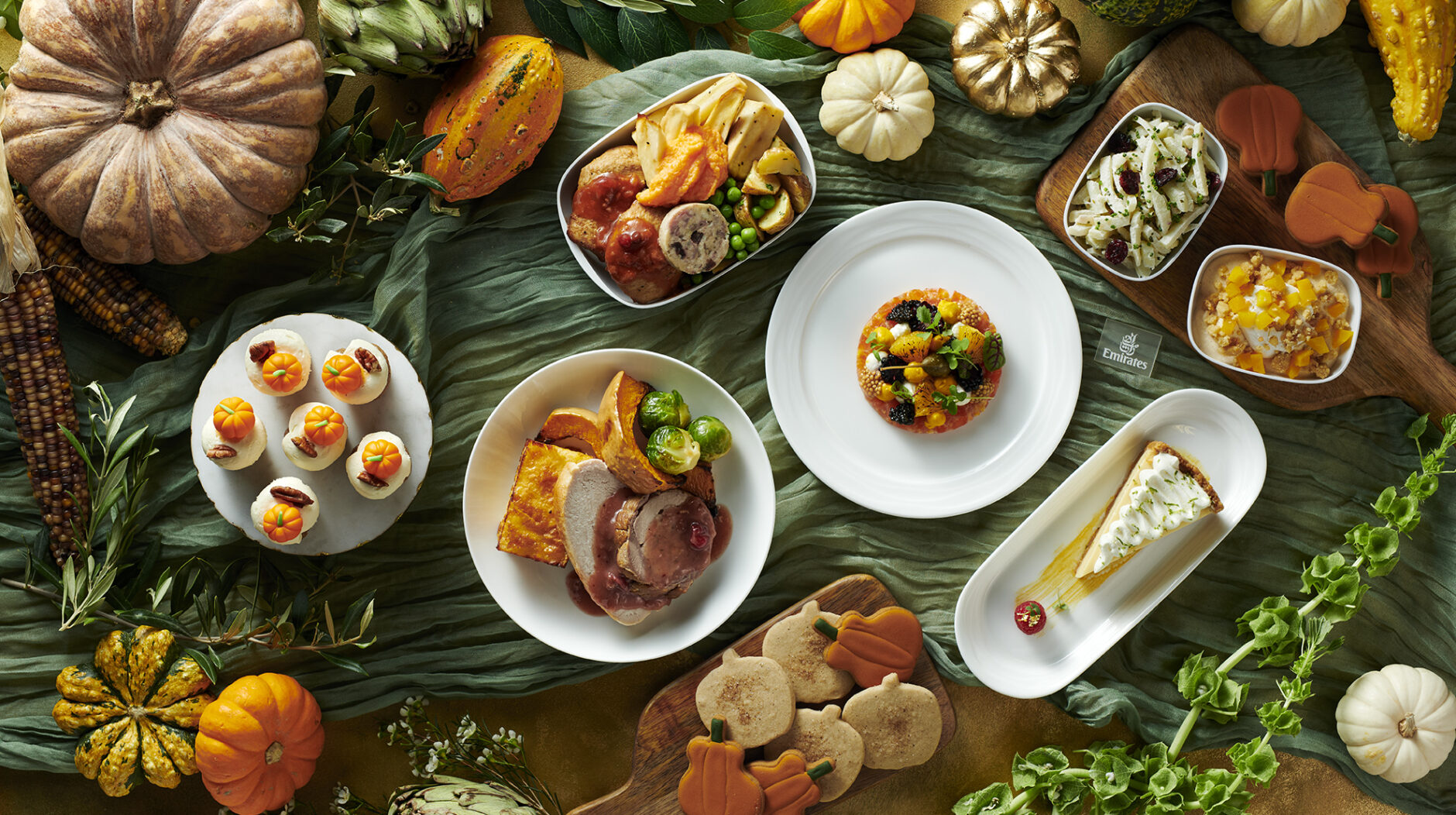 Emirates Thanksgiving dishes