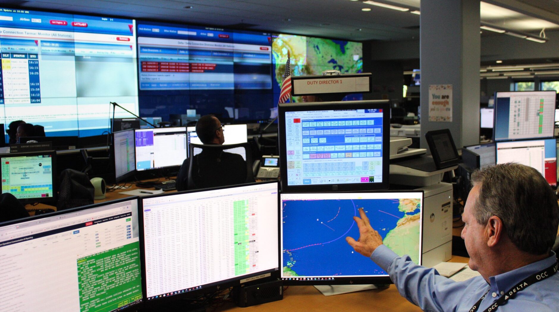 Inside Delta's Operations and Customer Center in Atlanta