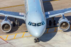 An American A319 in Phoenix