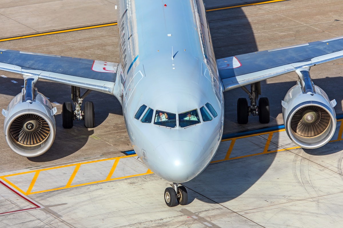 An American A319 in Phoenix