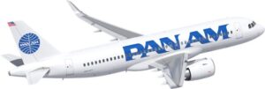 Pan Am A320neo rendering