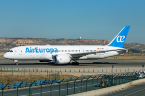 An Air Europa 787-8 in Madrid. (Photo: AirlineGeeks | William Derrickson)