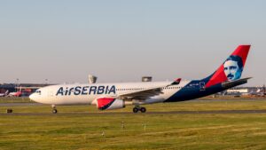 An Air Serbia A330