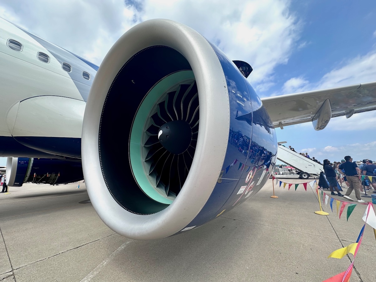 GTF engine on a Delta A321neo
