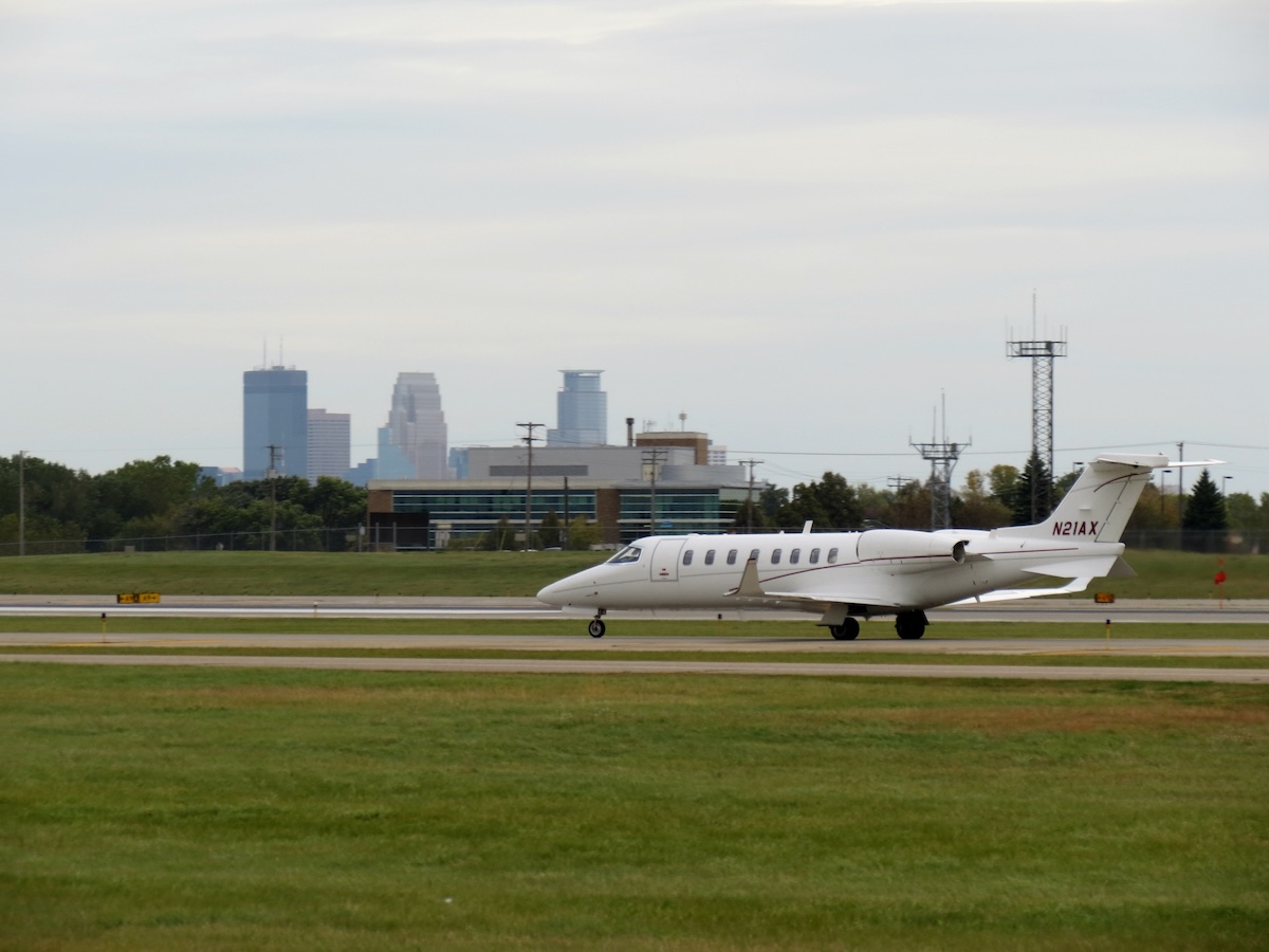 A LearJet 45