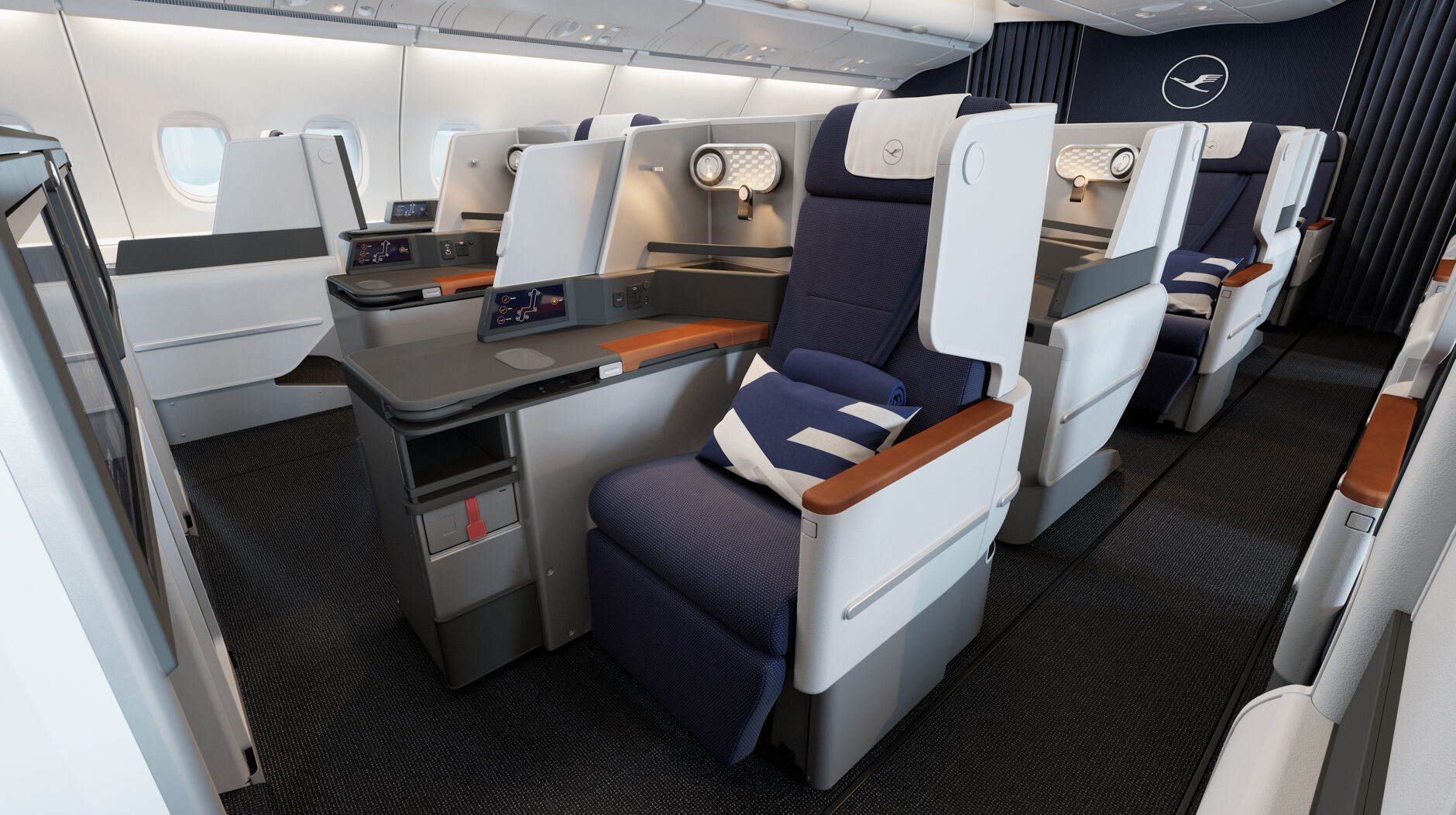 Lufthansa business class A380