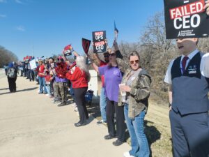 protest American Airlines