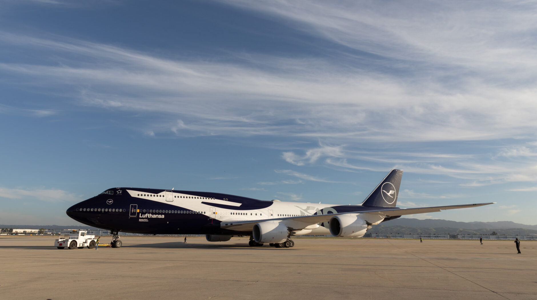 Lufthansa's 747 with its special livery. (Photo: Lufthansa)