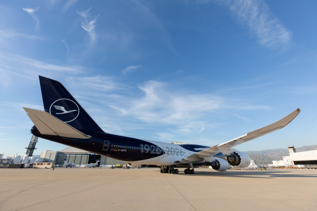 Lufthansa's 747 with its special livery. (Photo: Lufthansa)