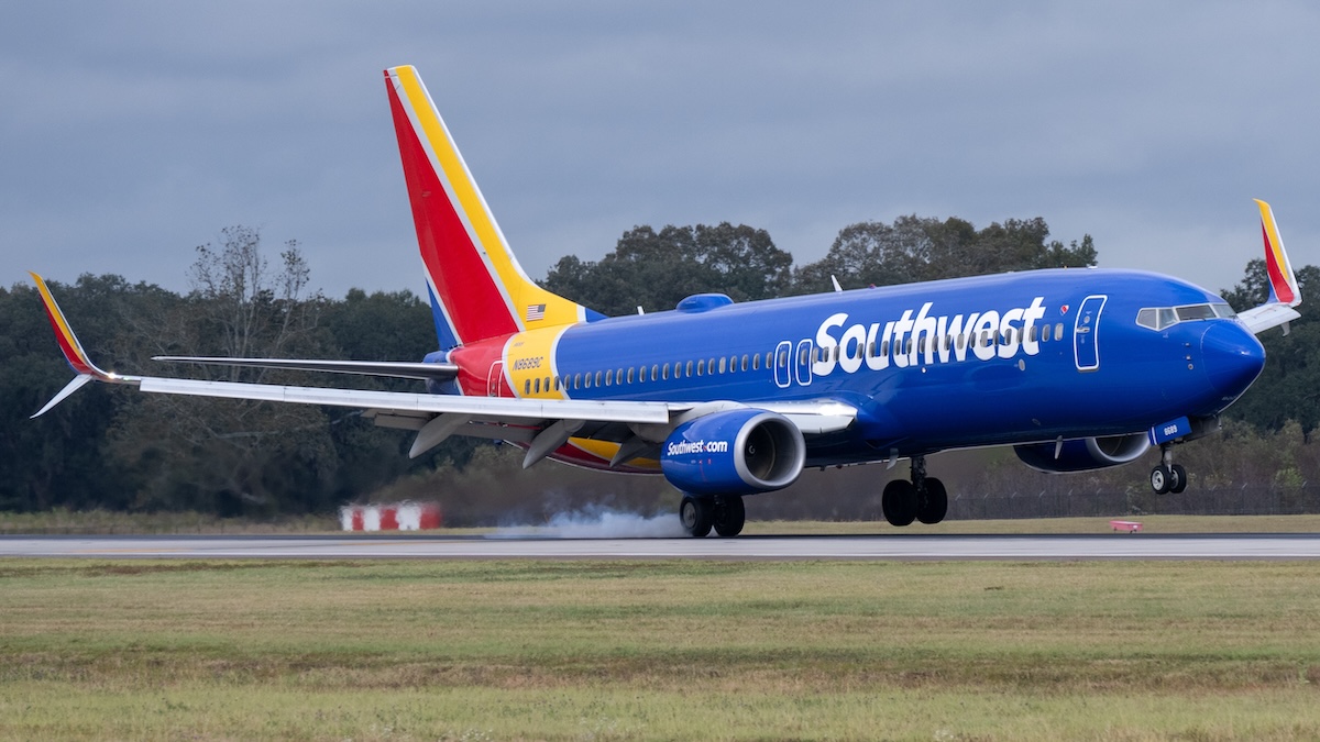 A Southwest Boeing 737-800
